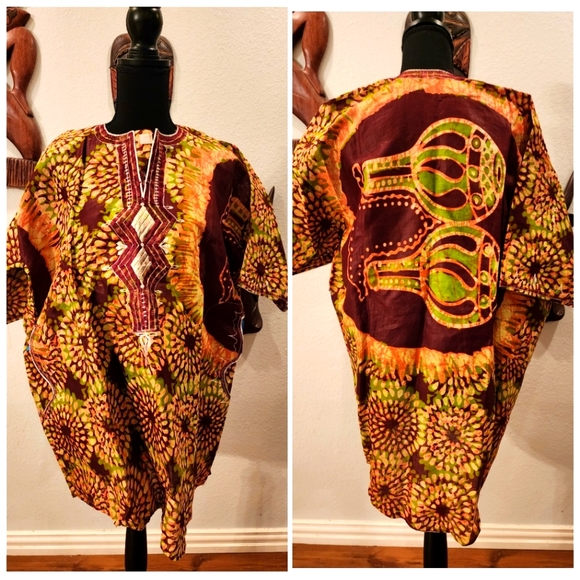 Moji Boutique Original, Men's Dashiki/Kitenge, One Size (Fits M-XL) - Picture 1 of 1